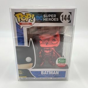 Funko POP! Heroes #144 Super Heroes Batman Red Chrome Funko Limited Edition